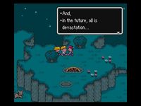 une photo d'Ã©cran de EarthBound sur Nintendo Super Nes